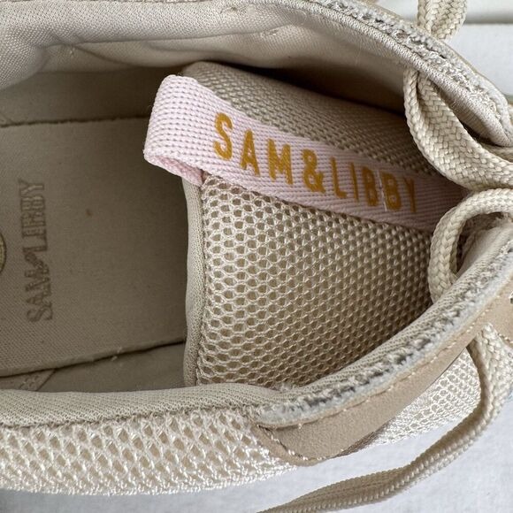 Sam and Libby Women's Randal Sneaker 11M  Bayleaf Green Lace Up Vegan Pastel - Picture 12 of 16